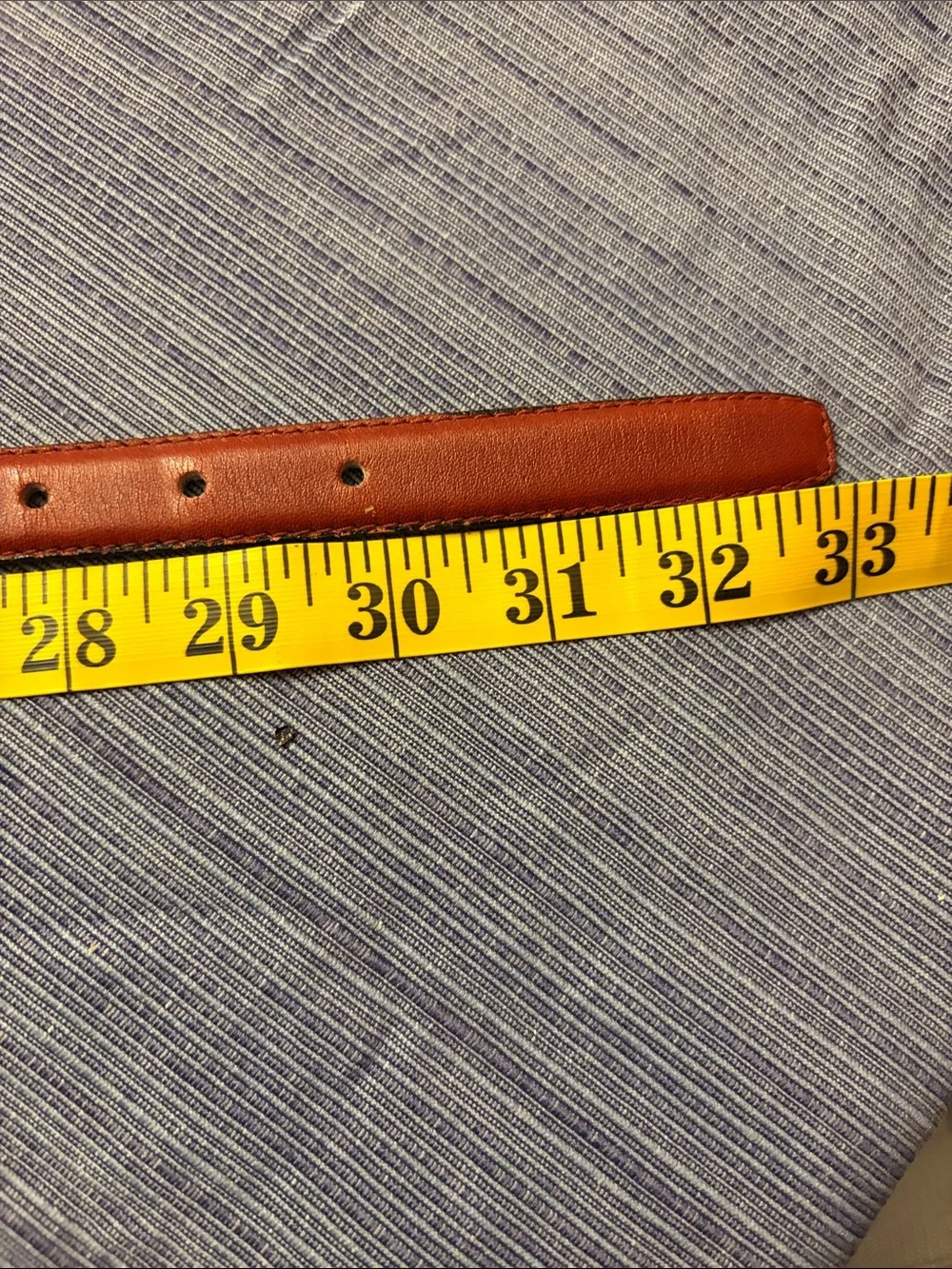 Women’s brown leather belt